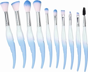 Makeup Brushes Brushes Eye Makeup Synthetic Makeup Concealers Powder Shadows Foundation Makeup Drape(Blue)