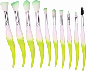 Makeup Brushes Brushes Eye Makeup Synthetic Makeup Concealers Powder Shadows Foundation Makeup Drape(Green)