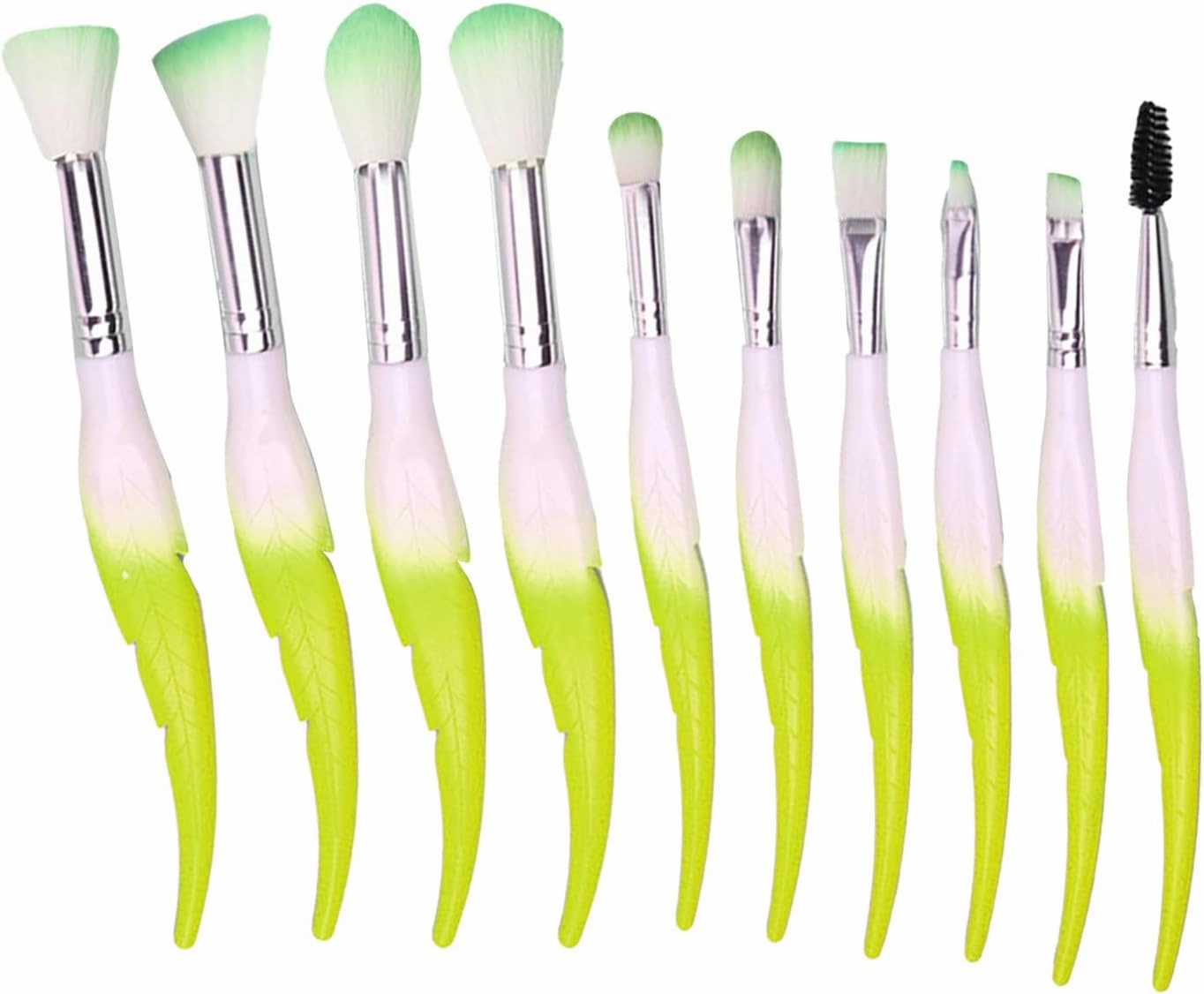 Makeup Brushes Brushes Eye Makeup Synthetic Makeup Concealers Powder Shadows Foundation Makeup Drape(Green)
