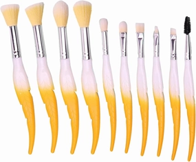 Makeup Brushes Brushes Eye Makeup Synthetic Makeup Concealers Powder Shadows Foundation Makeup Drape(Yellow)