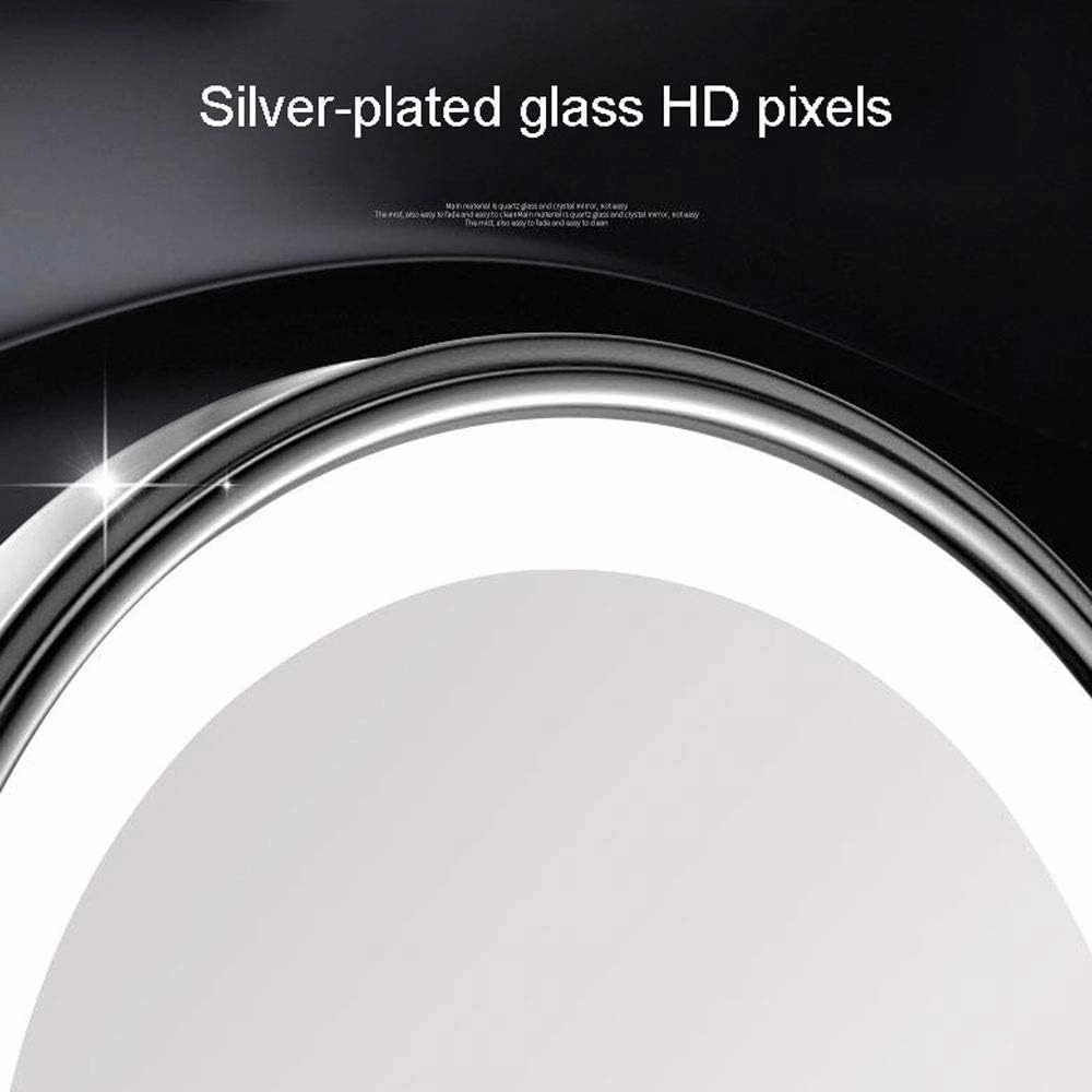 Makeup Mirror Vanity Mirror Bathroom Wall Mount Mirror,LED Makeup Mirror Folding Telescopic Beauty Mirror Magnification for Dressing Tables Bedroom Cosmetic Mirror