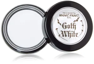 MANIC PANIC Goth White Cream to Powder Foundation - White Foundation for Goth Makeup, Cosplay & Halloween - Full Coverage & Matte Finish - Vegan & Cruelty-Free Cream Makeup