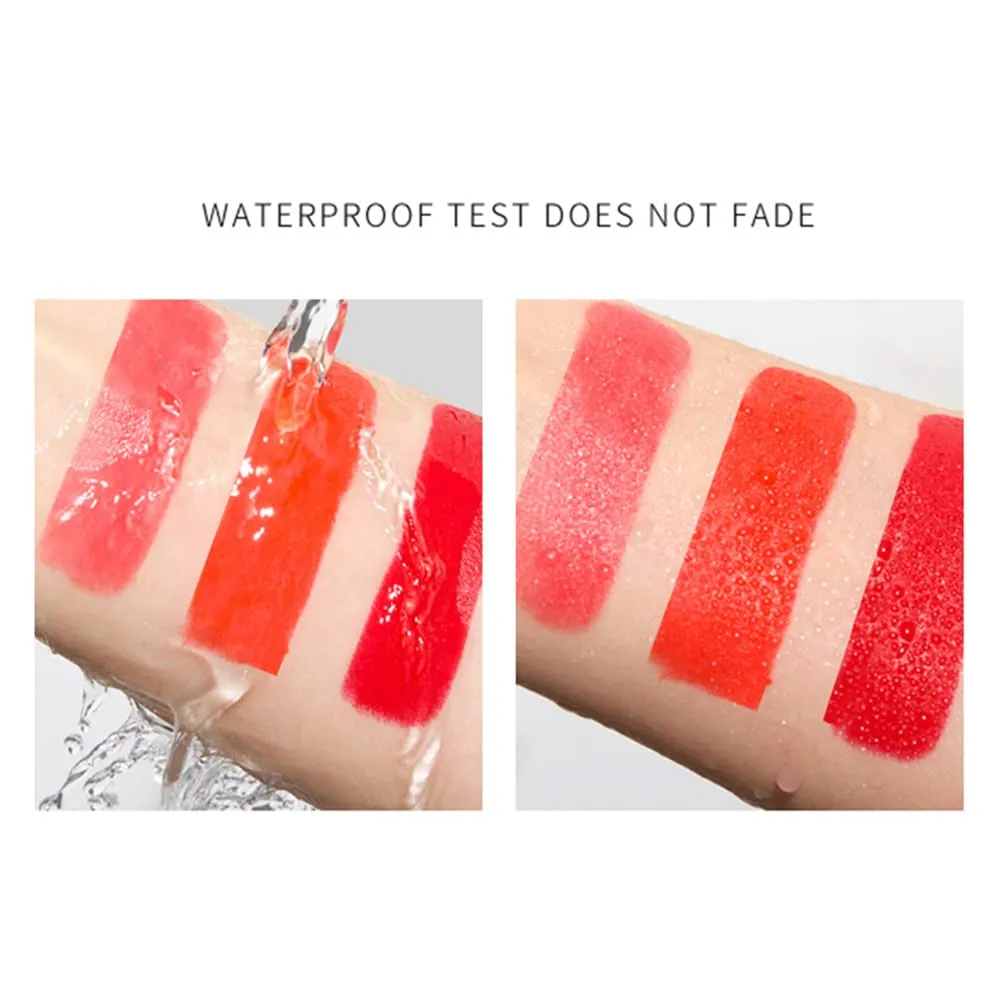 Matte Lipstick, 6 Colos Ladies Matte Lipstick Long Lasting Waterproof Velvet Red Lipstick Lip Gloss Set Pigmented Lip Makeup for Girls and Women Gift (02#)