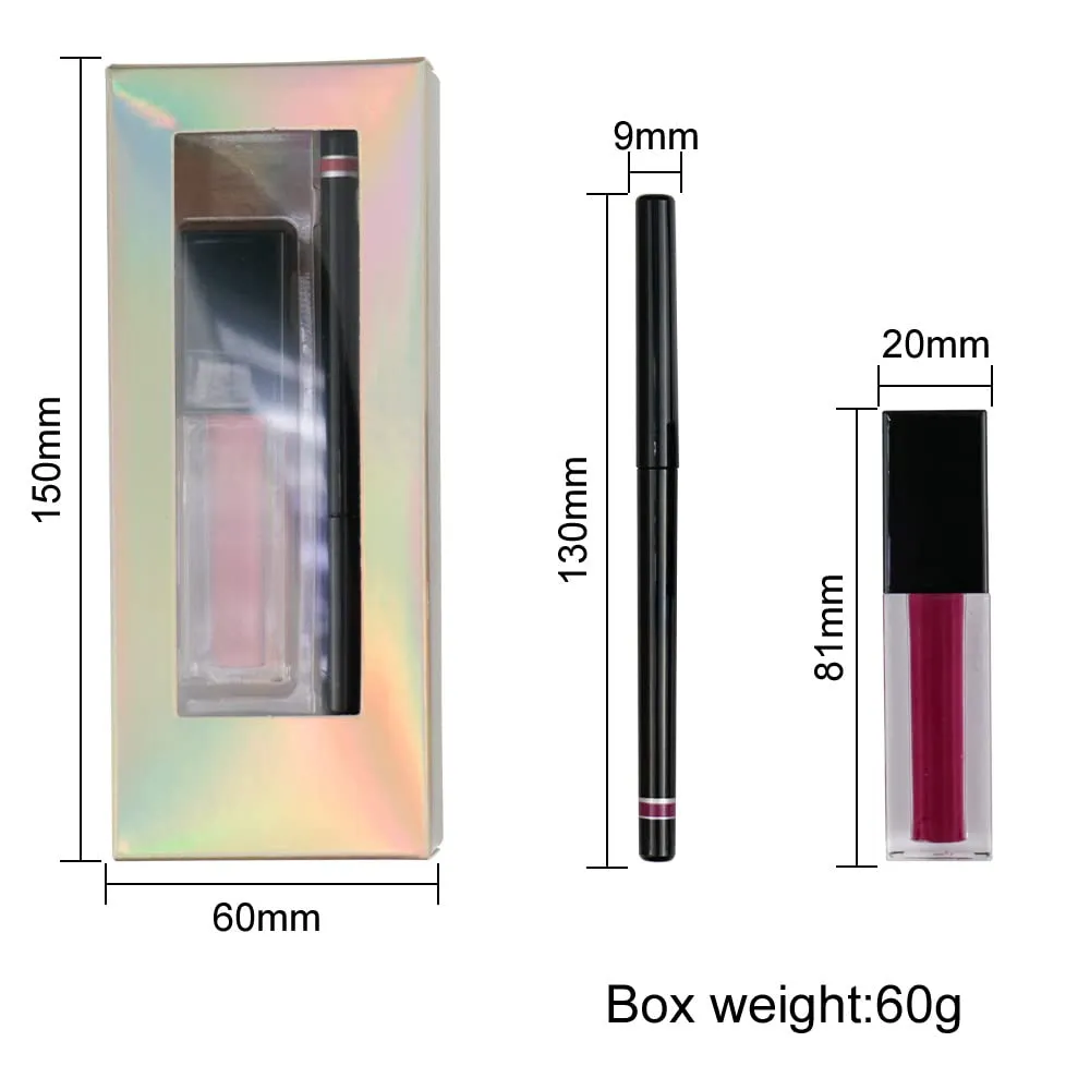 Matte Liquid Lipstick, 10 Colos Ladies Matte Liquid Lipstick Long Lasting Waterproof Velvet Lip Gloss Set Pigmented Lip Makeup Gift for Girls and Women (02#)