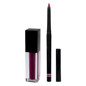 Matte Liquid Lipstick, 10 Colos Ladies Matte Liquid Lipstick Long Lasting Waterproof Velvet Lip Gloss Set Pigmented Lip Makeup Gift for Girls and Women (02#)