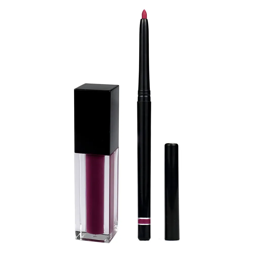 Matte Liquid Lipstick, 10 Colos Ladies Matte Liquid Lipstick Long Lasting Waterproof Velvet Lip Gloss Set Pigmented Lip Makeup Gift for Girls and Women (02#)