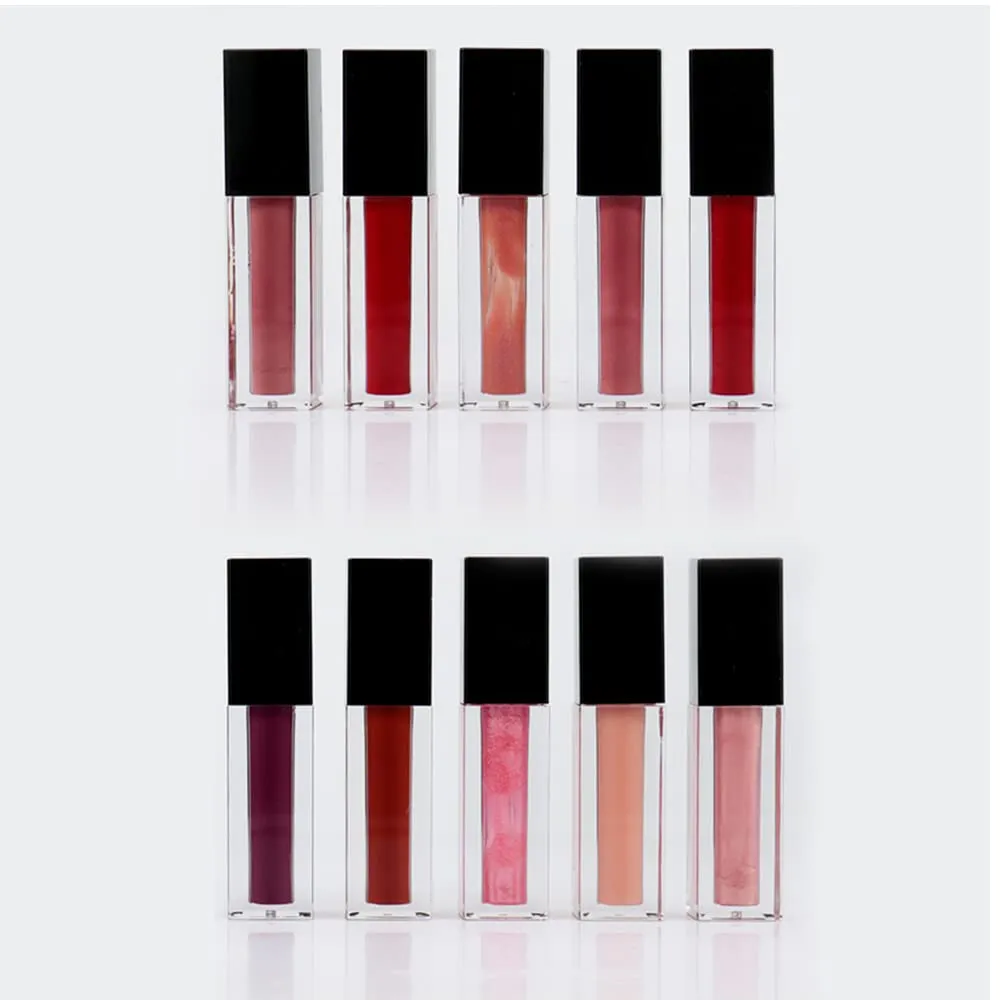 Matte Liquid Lipstick, 10 Colos Ladies Matte Liquid Lipstick Long Lasting Waterproof Velvet Lip Gloss Set Pigmented Lip Makeup Gift for Girls and Women (05#)