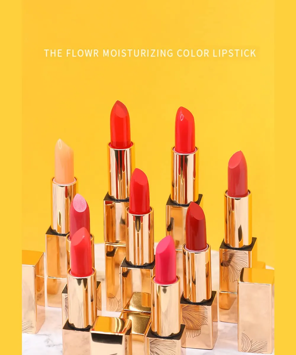 Matte Liquid Lipstick, 9 Colos Ladies Matte Liquid Lipstick Long Lasting Waterproof Velvet Red Lipstick Lip Gloss Set Pigmented Lip Makeup for Girls and Women Gift (05#)