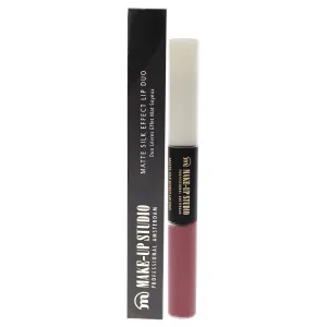 Matte Silk Effect Lip Duo - Cherry Blossom for Women - 2 x 0.1 oz Lipstick