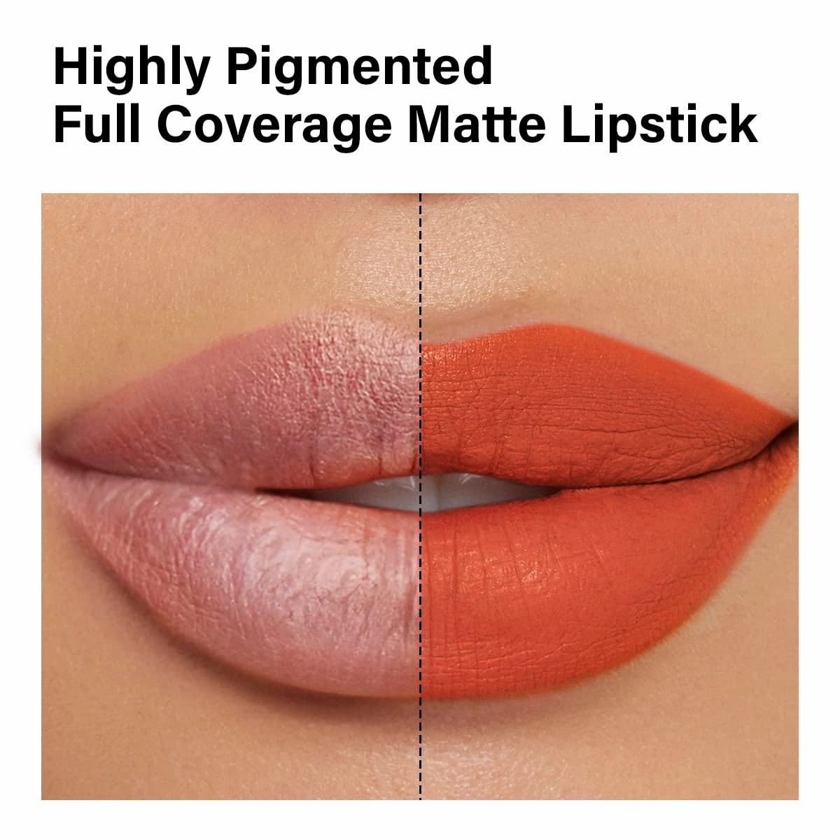 Matte Lipstick Hydrating Lip Color Makeup, Highly Pigmented Lipstick with Moisturizing Formula, Lightweight, Smooth, M23