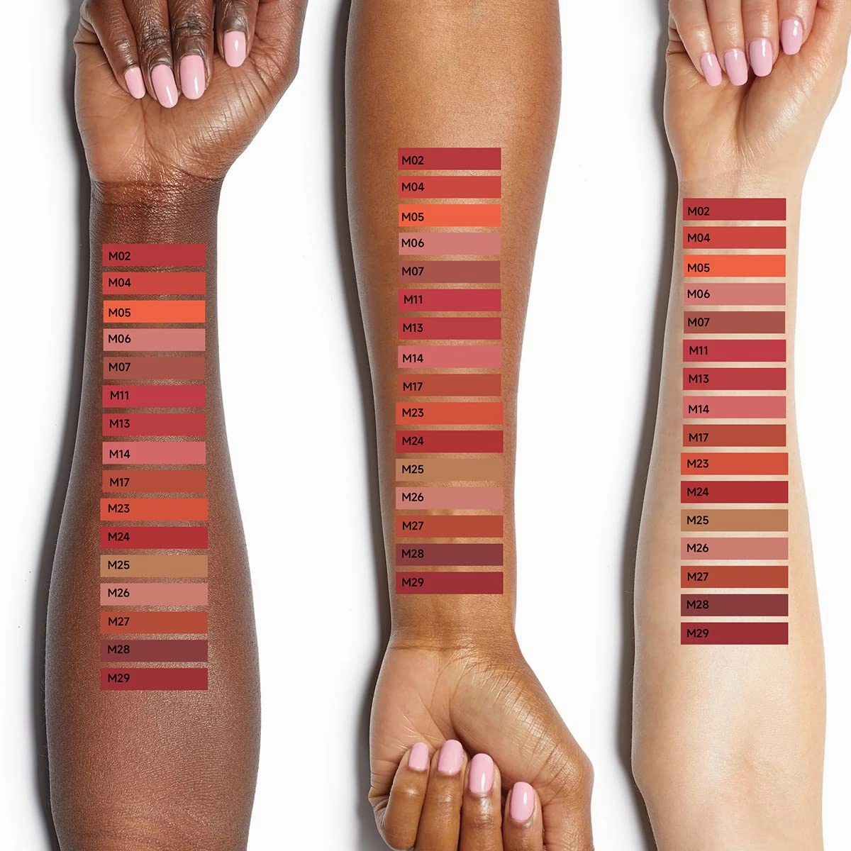 Matte Lipstick Hydrating Lip Color Makeup, Highly Pigmented Lipstick with Moisturizing Formula, Lightweight, Smooth, M23