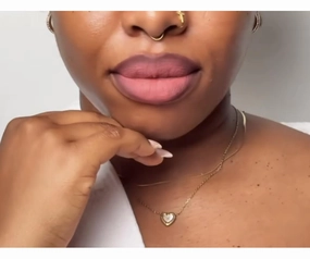 Matte Liquid Lipstick – Baddie (Soft Rose Nude), Smudge-Proof, Long-Lasting, Vegan & Cruelty-Free
