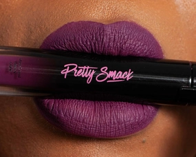 Matte Liquid Lipstick – Enticing (Deep Purple Plum), Smudge-Proof, Long-Lasting, Vegan & Cruelty-Free