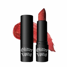 Matte Long-lasting Lipstick With Fine Glitter, Glitters Matte Lipstick Metallic Shimmering Gloss (03#)