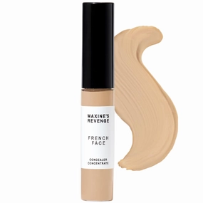 Maxine's Revenge FRENCH FACE Concealer Concentrate | Hydrate and Blur | Conceal and Highlight with Lightweight Full-Coverage LIGHT BEIGE