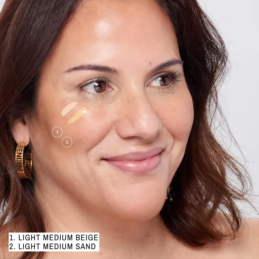 Maxine's Revenge FRENCH FACE Concealer Concentrate | Hydrate and Blur | Conceal and Highlight with Lightweight Full-Coverage LIGHT MEDIUM BEIGE