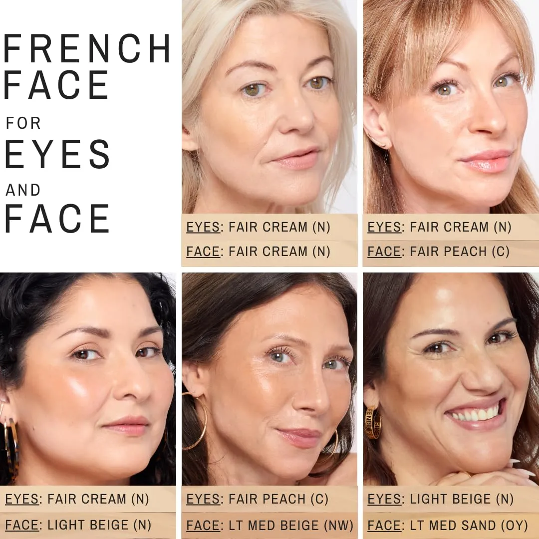 Maxine's Revenge FRENCH FACE Concealer Concentrate | Hydrate and Blur | Conceal and Highlight with Lightweight Full-Coverage LIGHT MEDIUM BEIGE