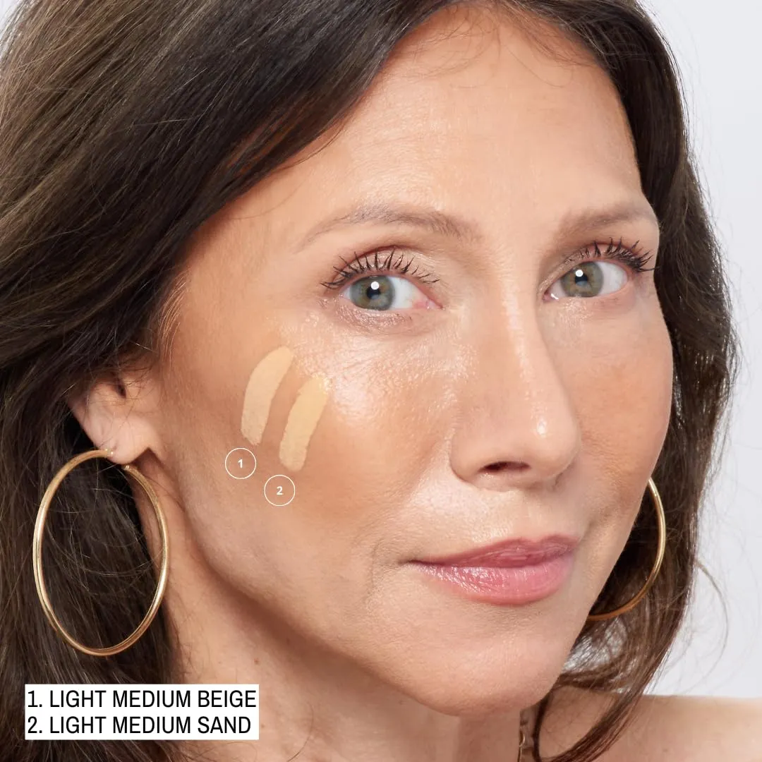 Maxine's Revenge FRENCH FACE Concealer Concentrate | Hydrate and Blur | Conceal and Highlight with Lightweight Full-Coverage LIGHT MEDIUM BEIGE