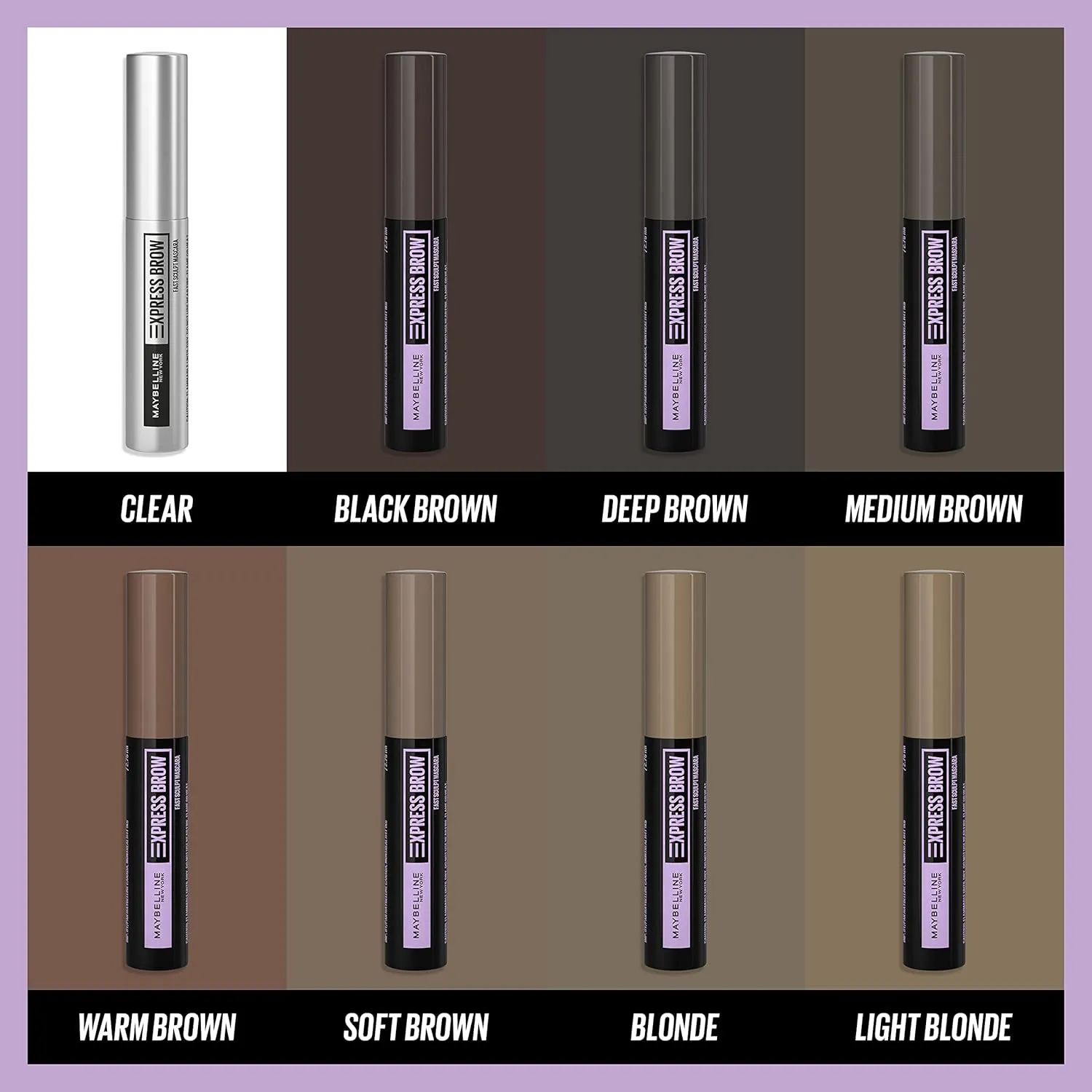 Maybelline Brow Fast Sculpt, Shapes Eyebrows, Eyebrow Mascara Makeup, Warm Brown, 0.09 Fl. Oz.