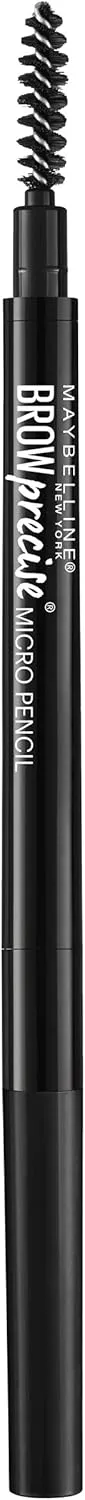 Maybelline Brow Precise Micro Eyebrow Pencil Makeup, Black Brown, 0.002 Ounce