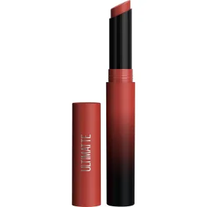 Maybelline Color Sensational Ultimatte Matte Lipstick, Non-Drying, Intense Color Pigment, More Auburn, Deep Orange, 1 Count