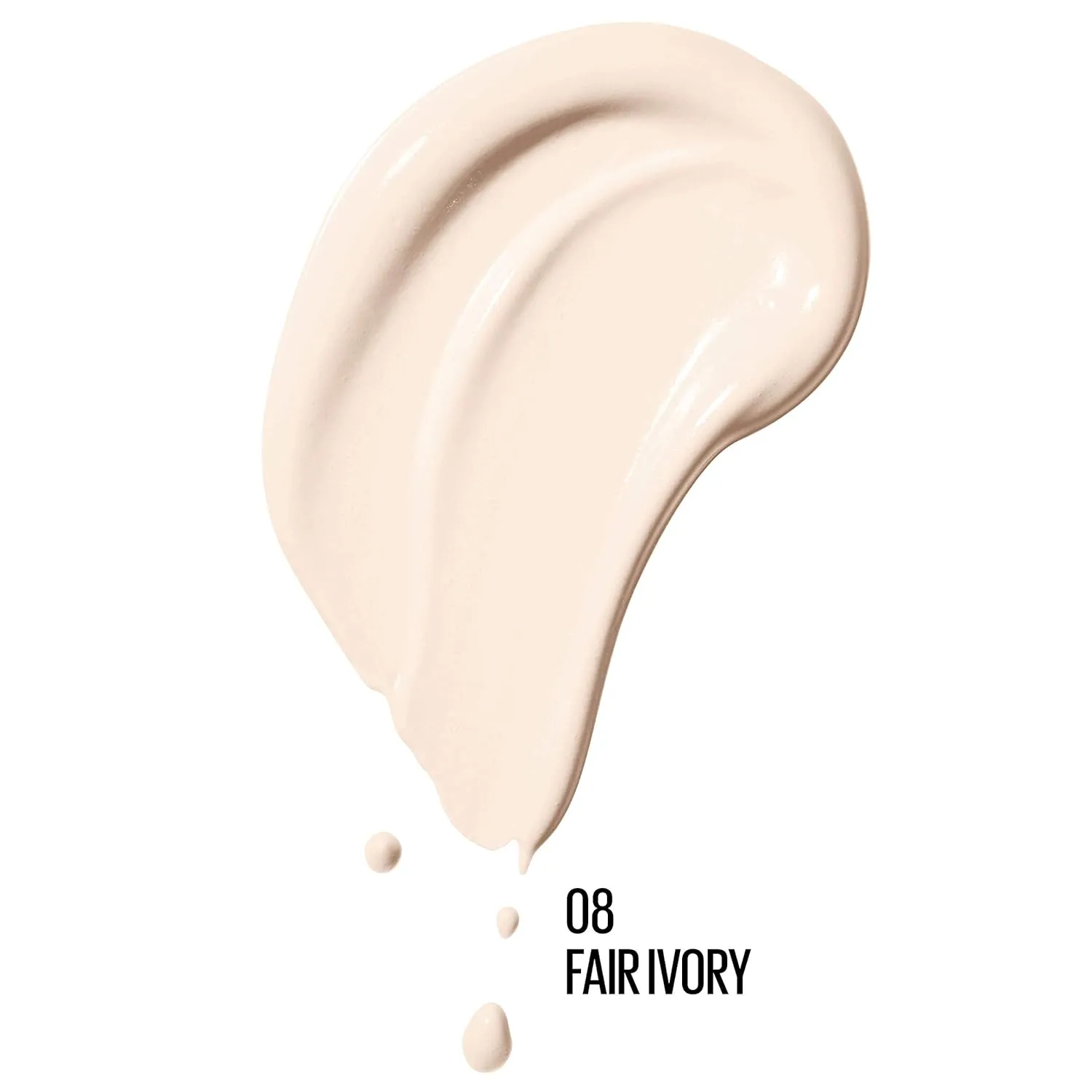 Maybelline Dream Radiant Liquid Medium Coverage Hydrating Makeup, Lightweight Liquid Foundation, Fair Ivory, 1 Count