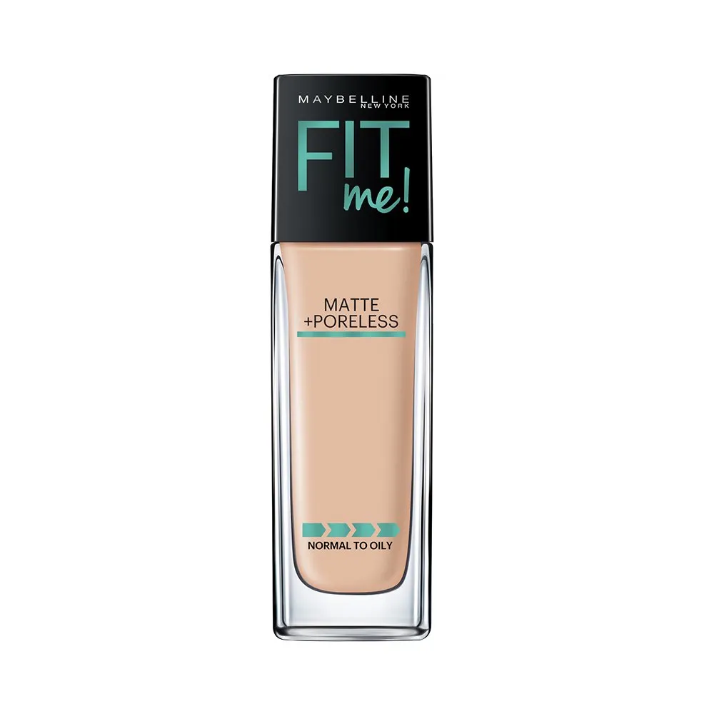 Maybelline Fit Me Matte   Poreless Liquid Foundation Makeup Bundle with Ivory and Classic Ivory, 1 Count