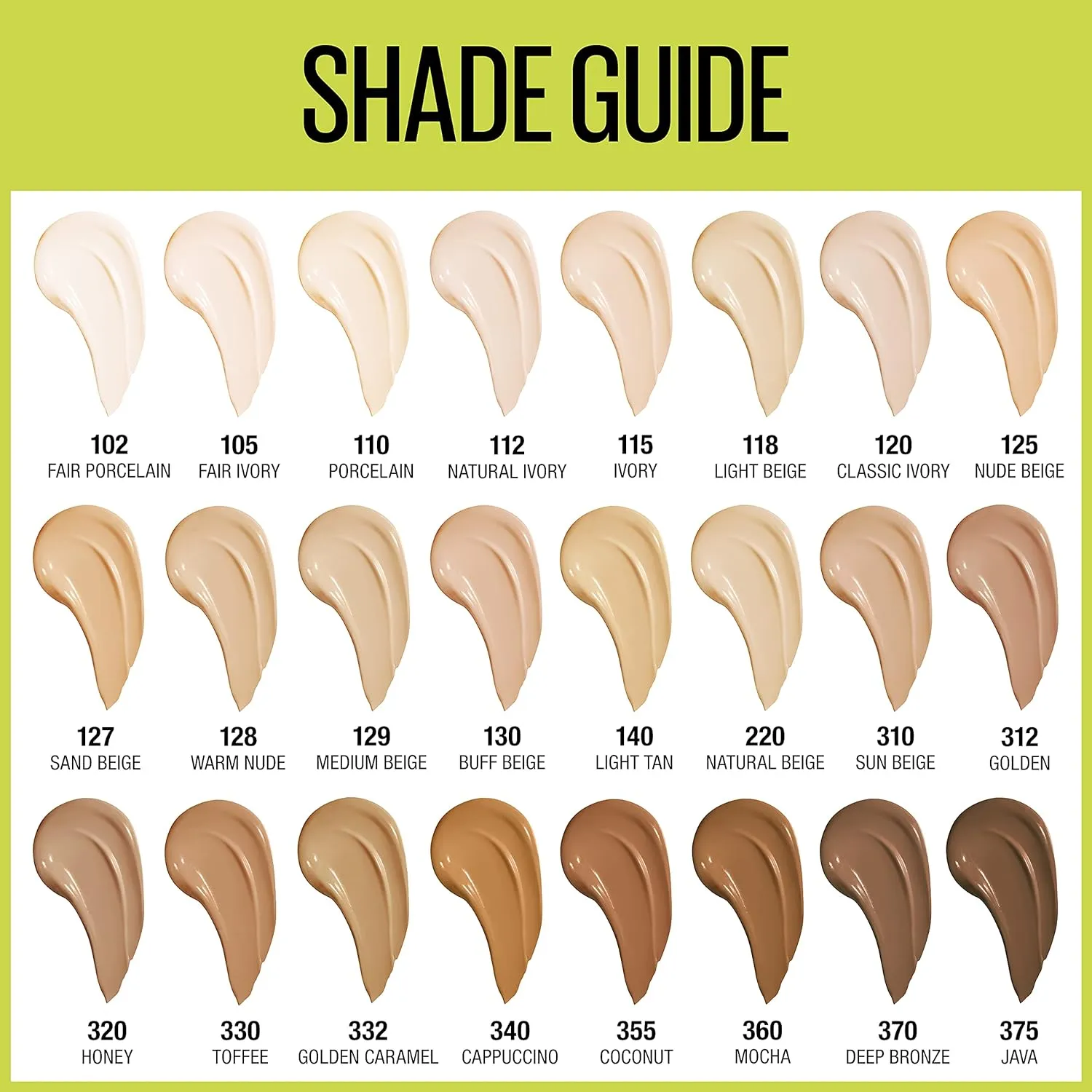 Maybelline Super Stay Full Coverage Liquid Foundation Active Wear Makeup, Up to 30Hr Wear, Transfer, Sweat & Water Resistant, Matte Finish, Fair Ivory, 1 Count