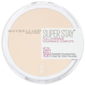 Maybelline Super Stay Full Coverage Powder Foundation Makeup, Up to 16 Hour Wear, Soft, Creamy Matte Foundation, Natural Ivory, 1 Count