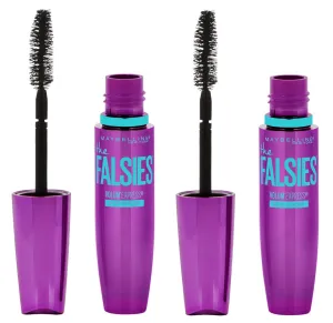 Maybelline Volum' Express Falsies Volumizing Waterproof Mascara, Very Black, 2 Count