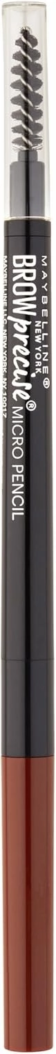 Maybelline Brow Precise Micro Eyebrow Pencil Makeup, Auburn, 0.002 oz.
