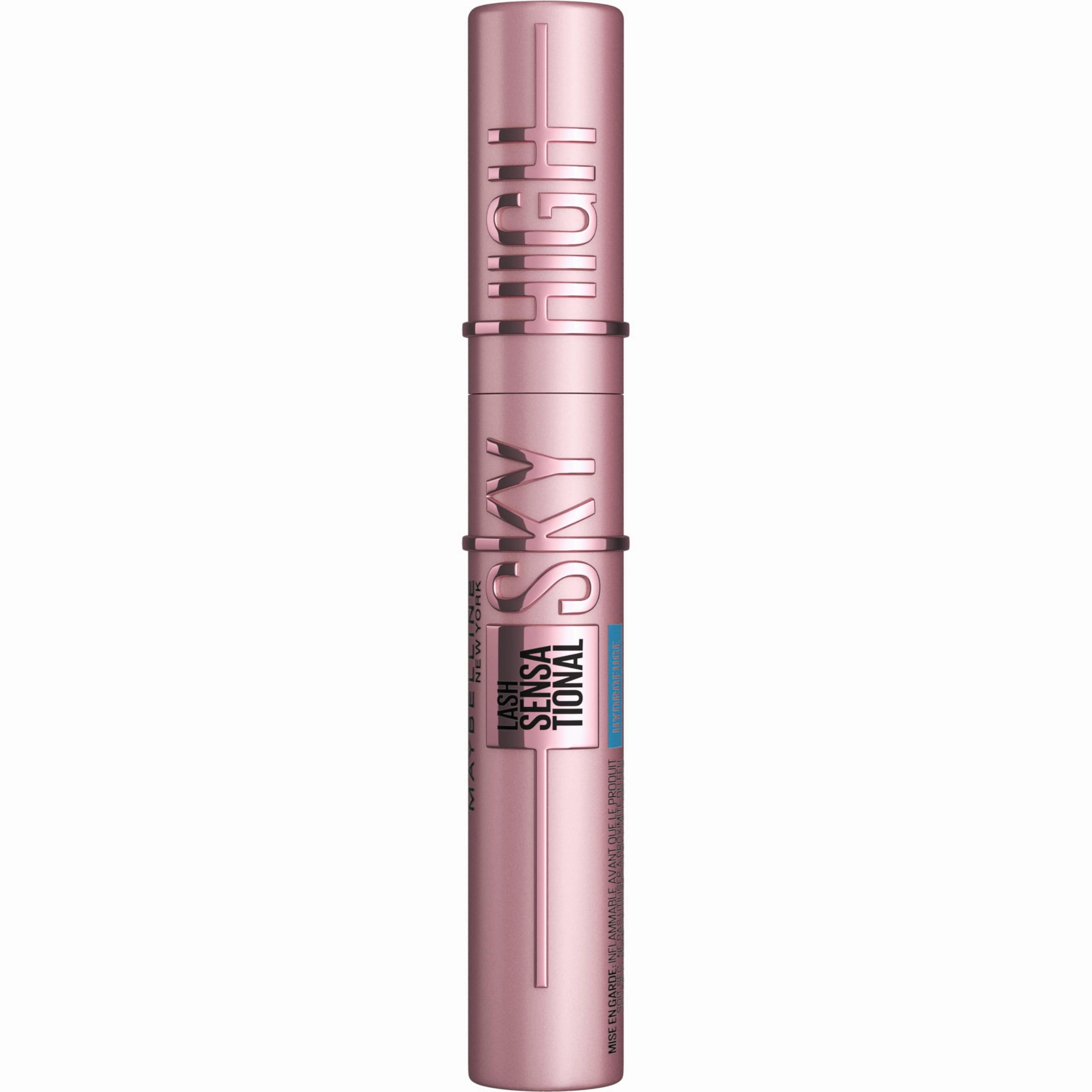 Maybelline Lash Sensational Sky High Waterproof Mascara Makeup, Volumizing, Lengthening, Defining, Curling, Multiplying, Buildable Formula, Brownish Black, 1 Count