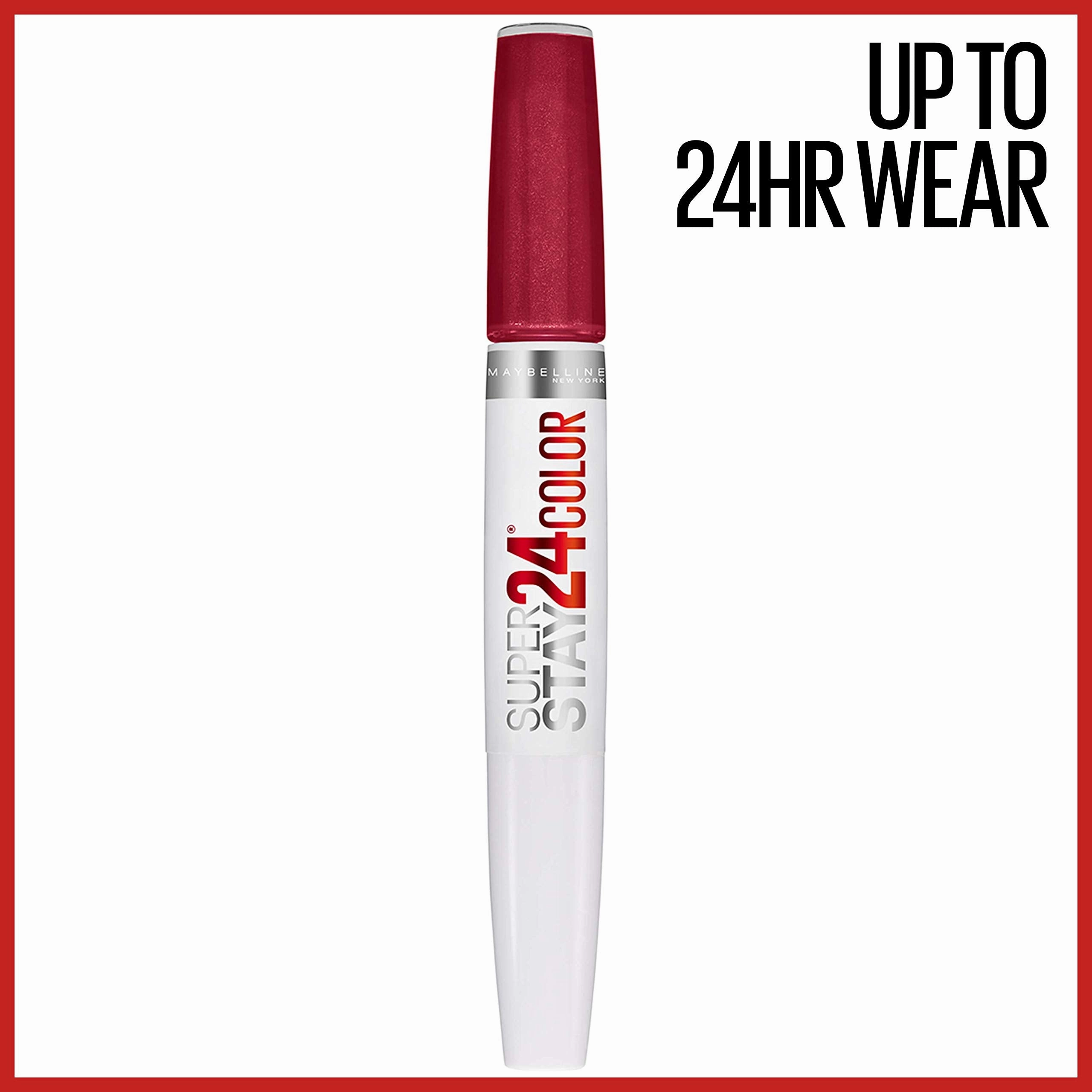 Maybelline New York Superstay 24, 2-step Lipcolor, All Day Cherry 015