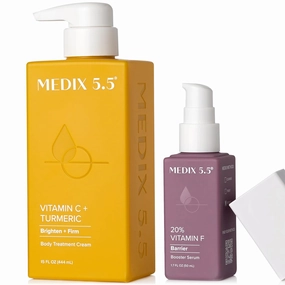 Medix 5.5 Vitamin C Anti-Aging Cream   20% Vitamin F Anti-Aging Booster Serum