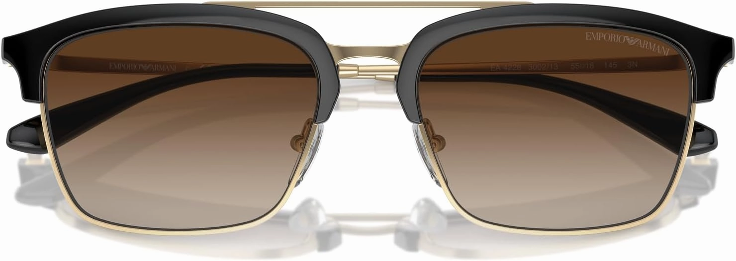Men's Ea4228 Aviator Sunglasses