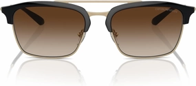 Men's Ea4228 Aviator Sunglasses