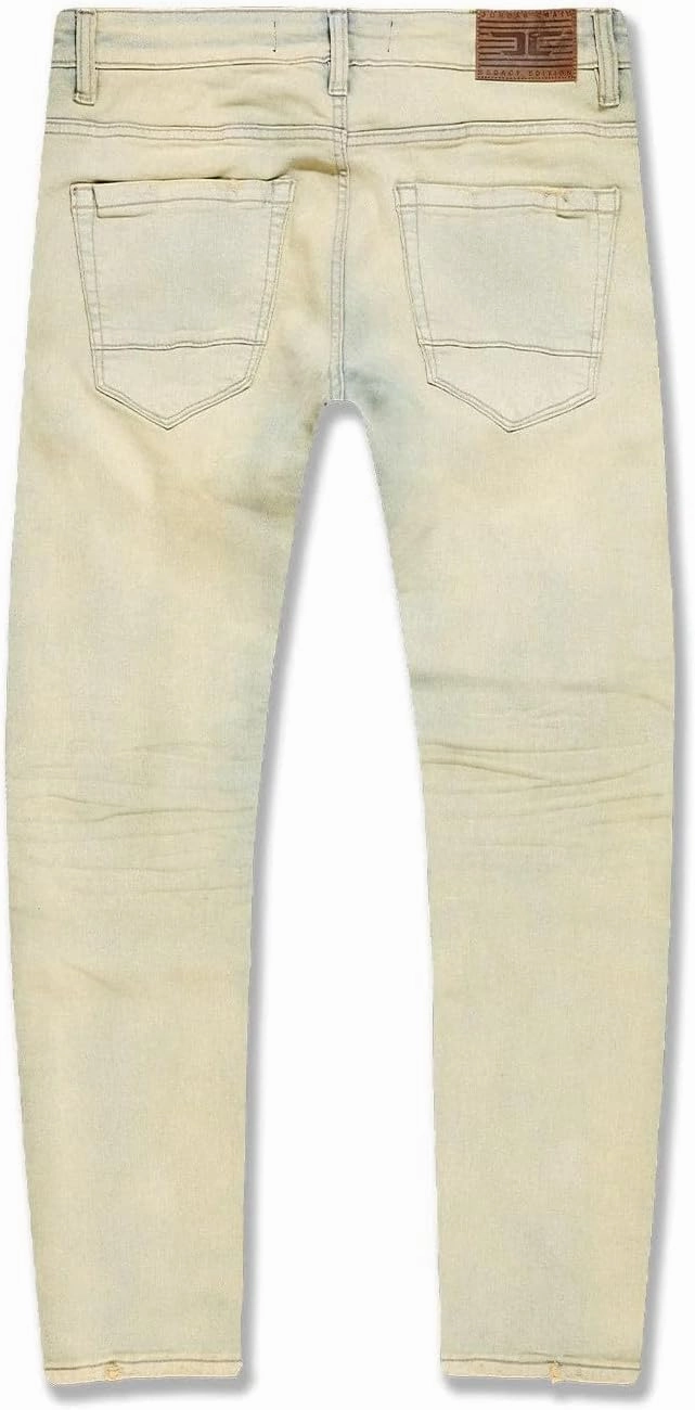 Mens Sean No Rips Champagne Jeans