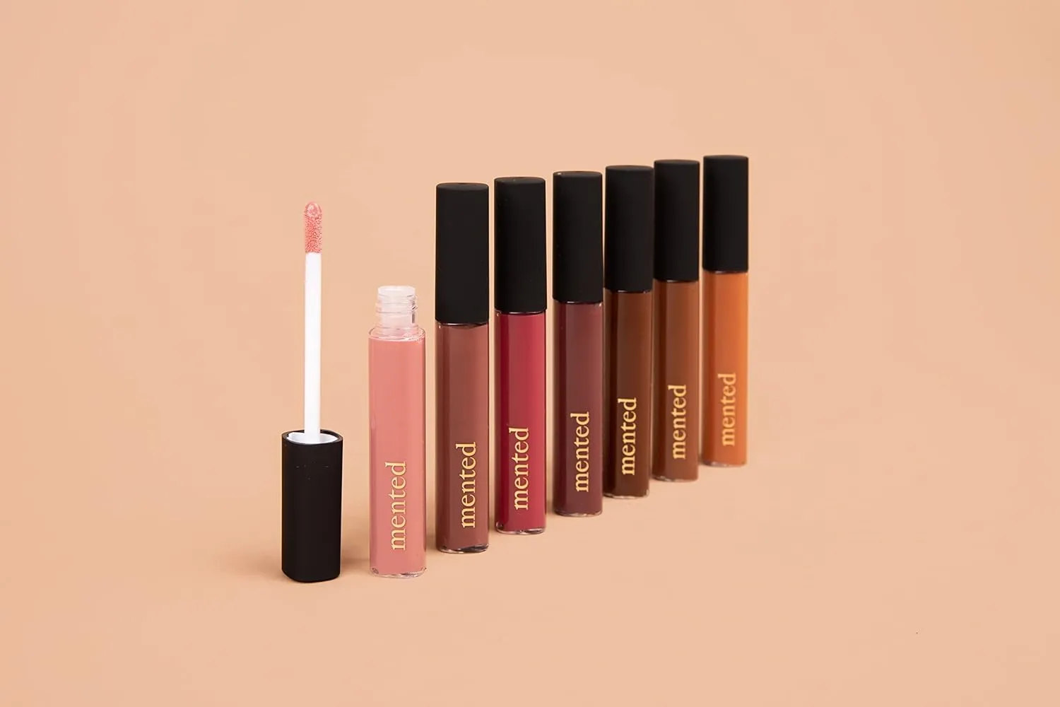 Mented Cosmetics Lip Gloss for Women Tinted Lip Balm Stain, Long Lasting Buildable Moisturizing Lipgloss Lipstick Topper, Made in USA, Cruelty Free Vegan Makeup, Mauve Over