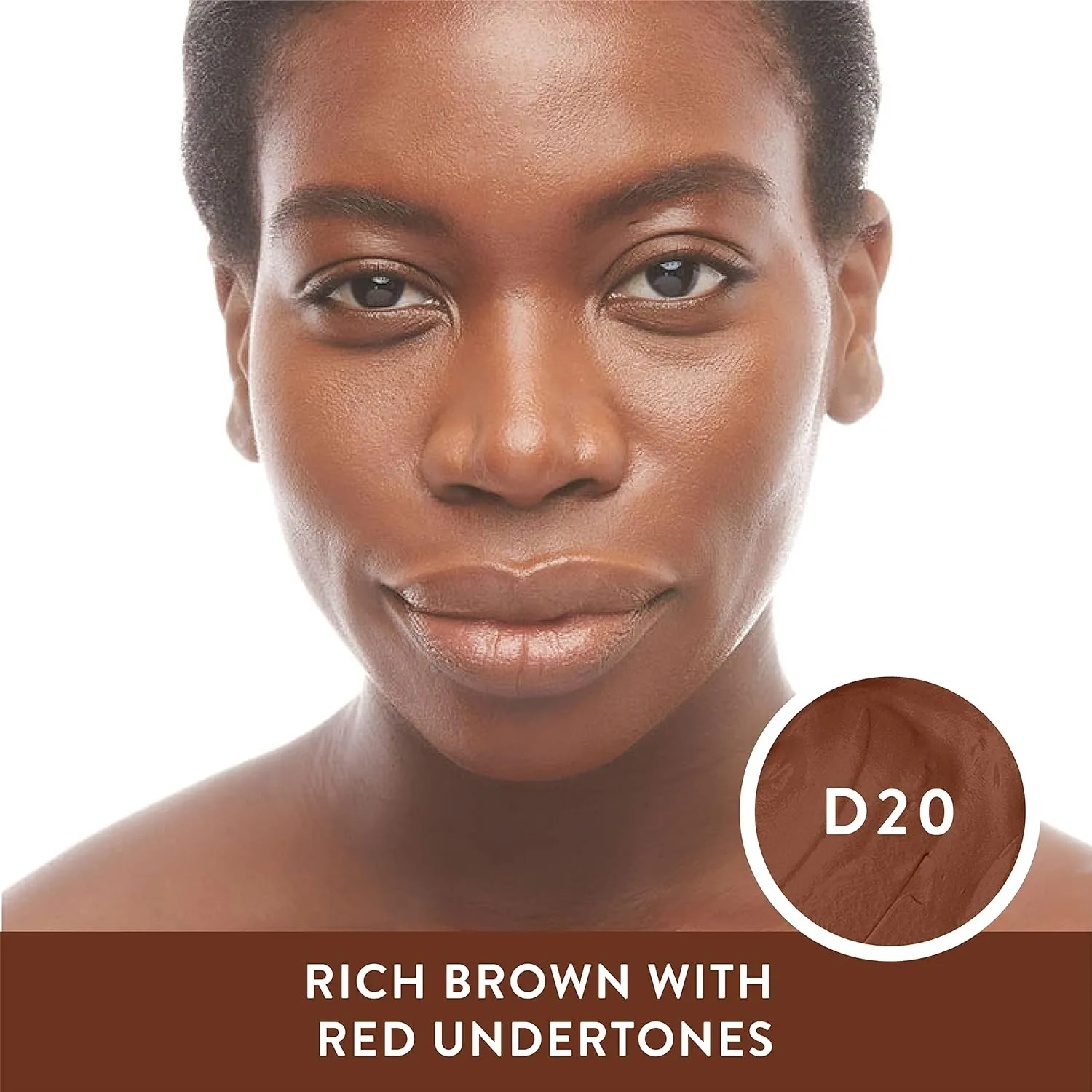 Mented Cosmetics Stick Foundation Make Up, Concealer & Contour Stick for Dark Skin, Cream Foundation for Black Women Makeup, Vegan and Cruelty Free, D20