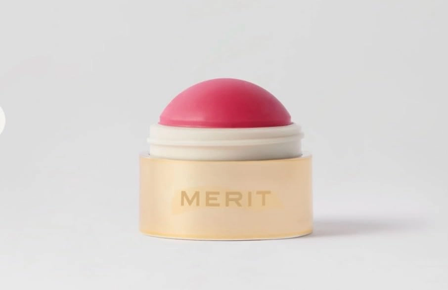 Merit Flush Balm Cream Blush (Le Bon Bon - bright pink Full size), 0.31 Ounce (Pack of 1)