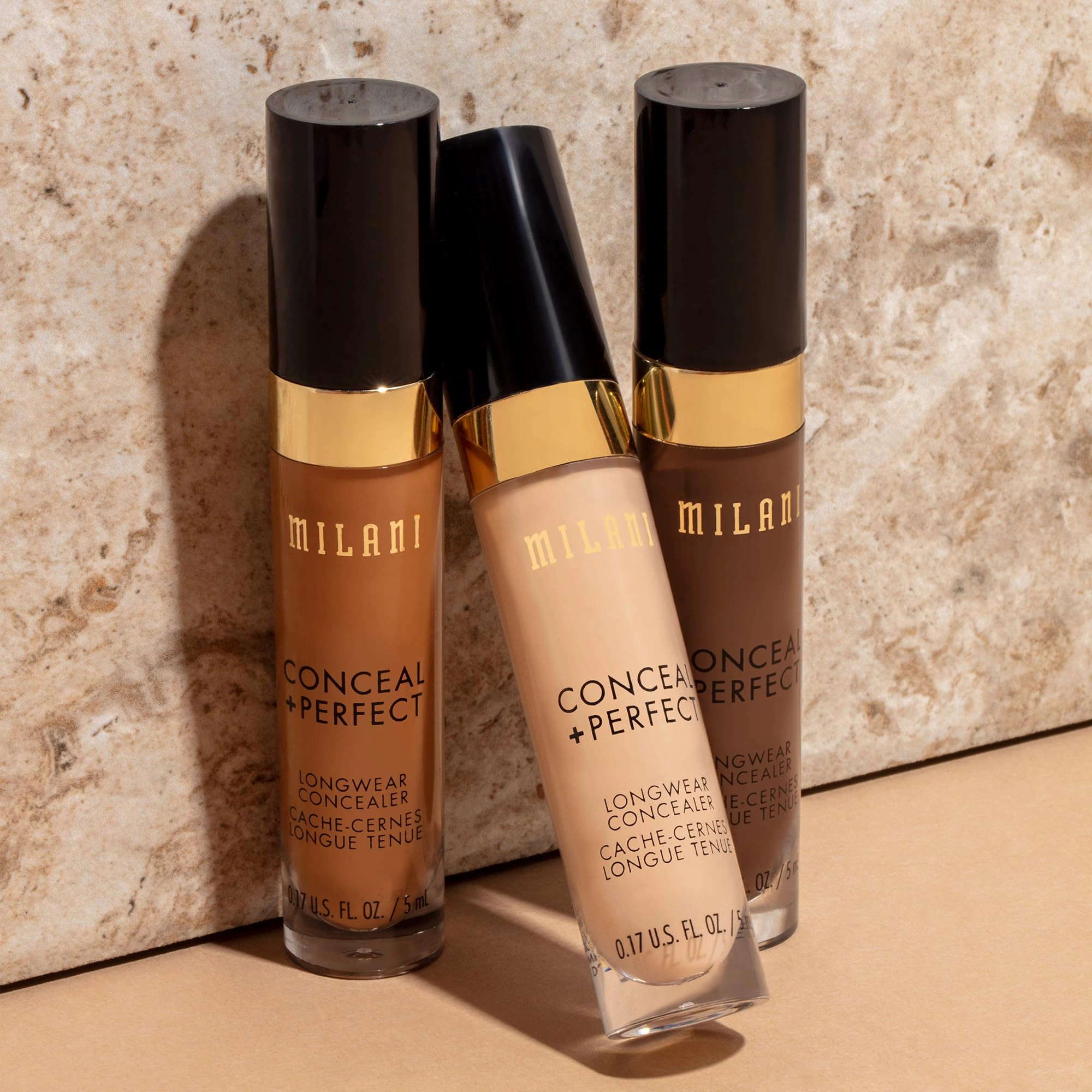Milani Conceal   Perfect Longwear Concealer - Light Nude (0.17 Fl. Oz.) Vegan, Cruelty-Free Liquid Concealer - Cover Dark Circles, Blemishes & Skin Imperfections for Long-Lasting Wear