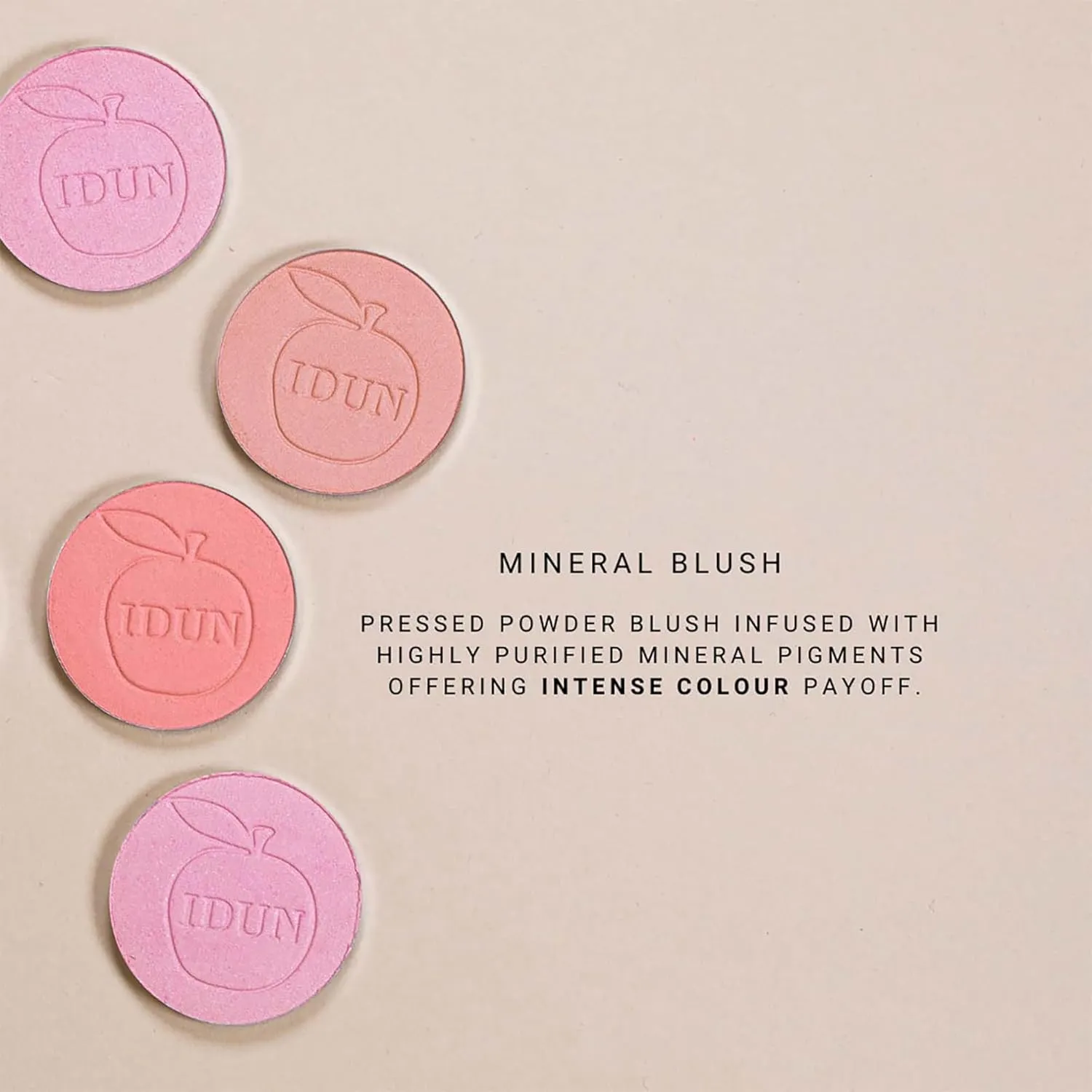 Mineral Blush - Pressed Powder - Glides On Smoothly - Offering Intense Color Payoff And Naturally Healthy Skin - Smultron - 0.18 Oz, Peach Pink, (I0096081)