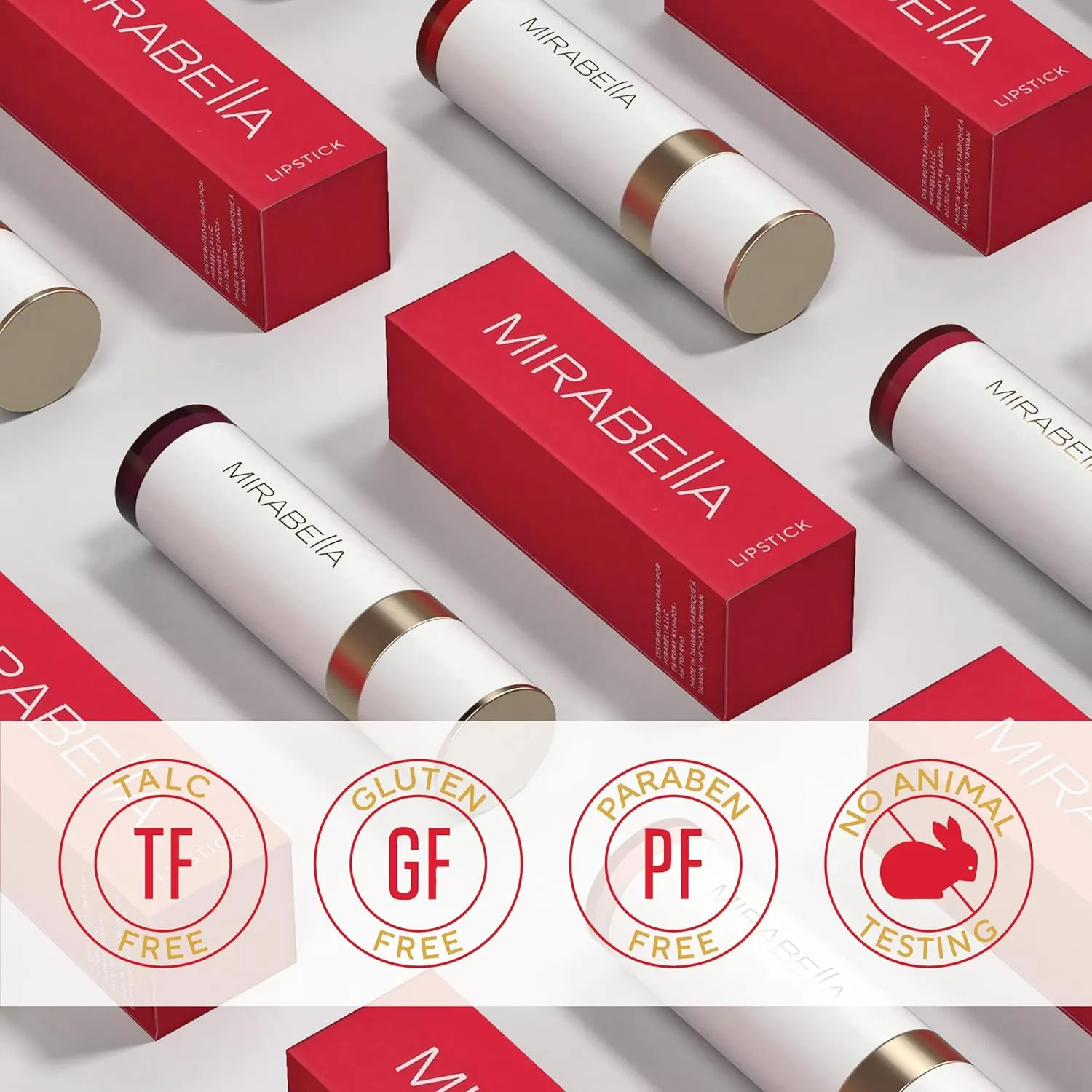 Mirabella Sealed with a Kiss Lipstick for Women - Smudge Proof Lip Stick, Long Lasting Satin Lipstick with No Bleed Hydrating Formula - Lanolin & Vitamin E Infused (Mulberry Mocha)