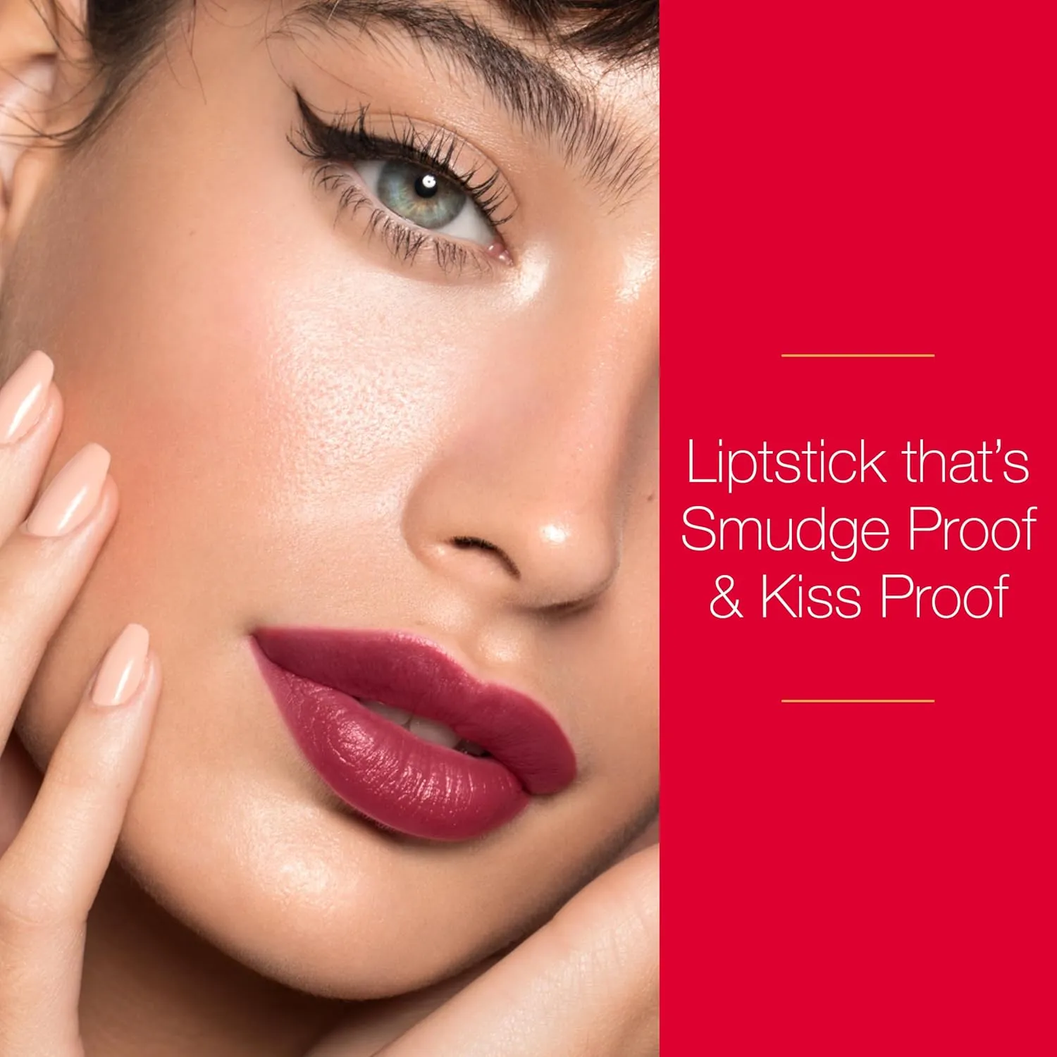Mirabella Sealed with a Kiss Lipstick for Women - Smudge Proof Lip Stick, Long Lasting Satin Lipstick with No Bleed Hydrating Formula - Lanolin & Vitamin E Infused (Mulberry Mocha)