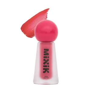 MIXIK Juicy Lip Tint, Hydrating Water-Based Lip Stain and Gloss that feels light and fresh for Dewy and Radiant lips, Formulated with Blue Agave Extract for long lasting Moisturizing (Pink Guava)