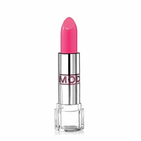 MODE Lustre Lipstick Hot Watermelon Pink Cream 83, Hydrating Creamy Pigment Rich Lip Color, Moisturizing Sweet Almond, Cherry, Avocado Natural Skincare Fruit Oils, Organic Shea Butter