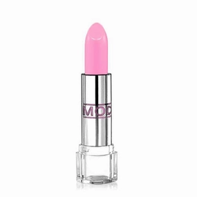 MODE Lustre Lipstick Light Bubble Gum Candy Pink Cream 81, Hydrating Moisture Rich Creamy Lip Color, Nourishing Skincare Fruit Oils, Made in NY USA