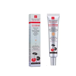 Moisturizing CC Cream with Centella Extract, Lasting Makeup Coverage, Concealer Compatible, (dark, 45ml)