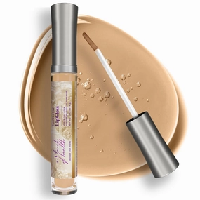 Moisturizing Lip Gloss Plumper – Hydrating Overnight Lip Plumper Treatment with Wakame & Vegan Collagen for Fuller Softer Lips – Anti-Aging, Non-Sticky, Vanilla-Mint (Champagne)
