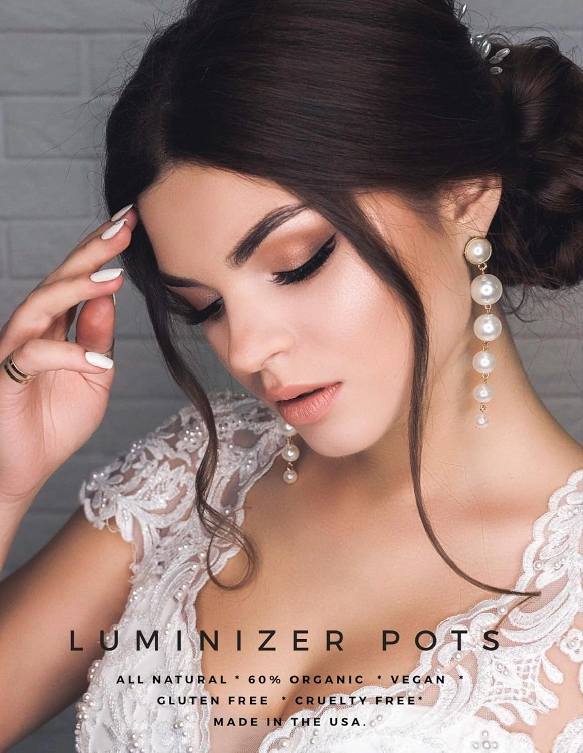 Mom's Secret Organic Creamy Shimmer Luminizer Pot For Eyes, Cheekbones and Lips, All Natural, Vegan, Gluten Free, Cruelty Free, Made in the USA, 0.11 oz. (Rose Gold)